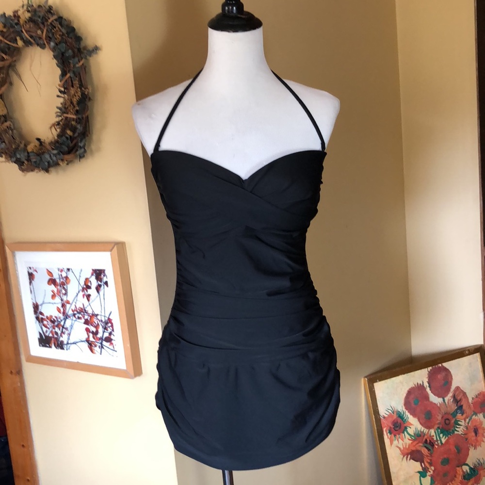 DOBREVA sz 14 Classic Skirt Strap/Less Swim $79NEW